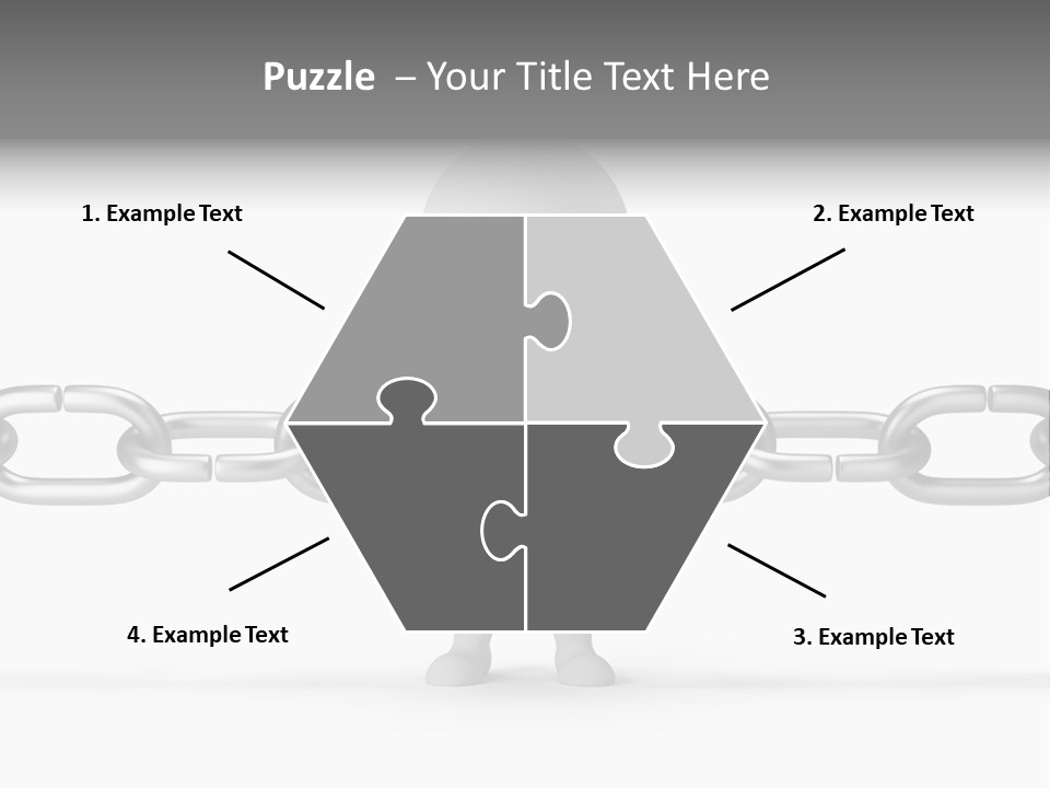Figure Unite Power PowerPoint Template
