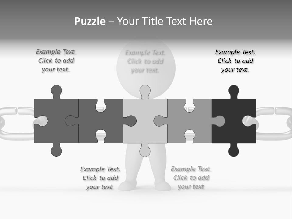 Figure Unite Power PowerPoint Template