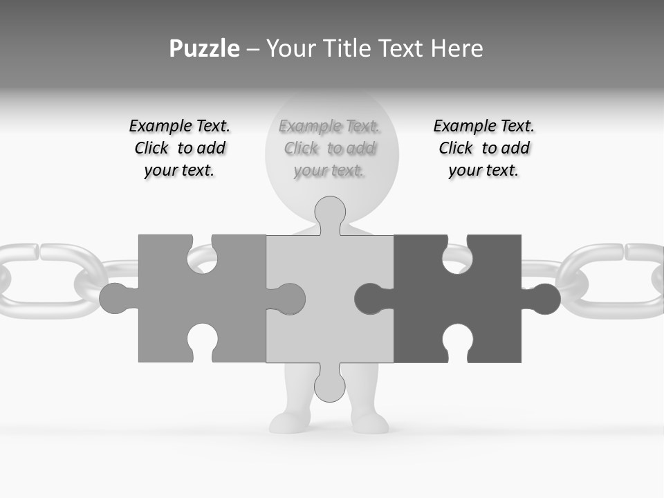 Figure Unite Power PowerPoint Template