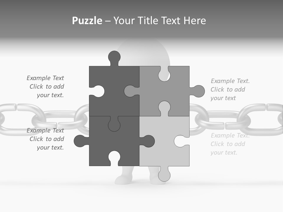 Figure Unite Power PowerPoint Template
