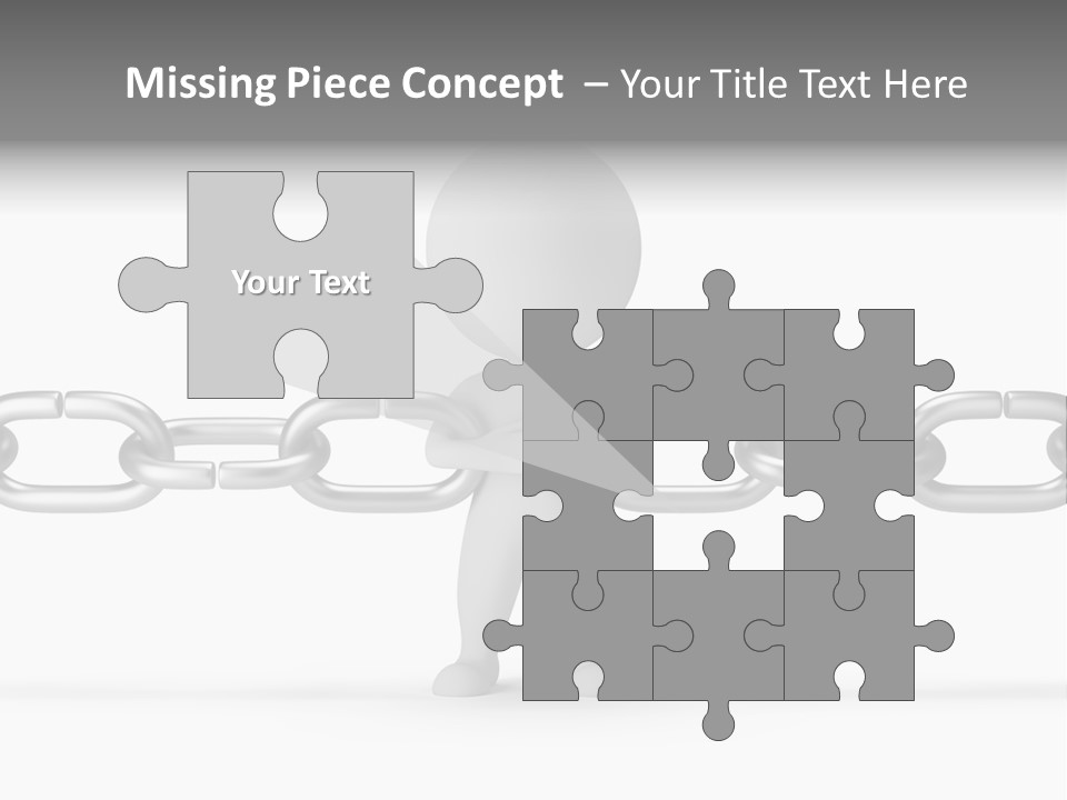Figure Unite Power PowerPoint Template