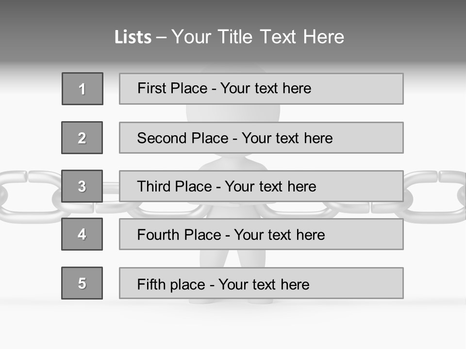 Figure Unite Power PowerPoint Template