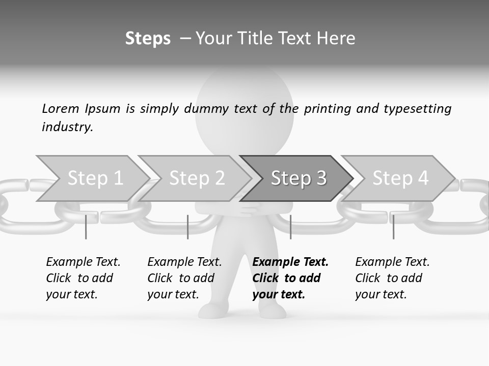 Figure Unite Power PowerPoint Template