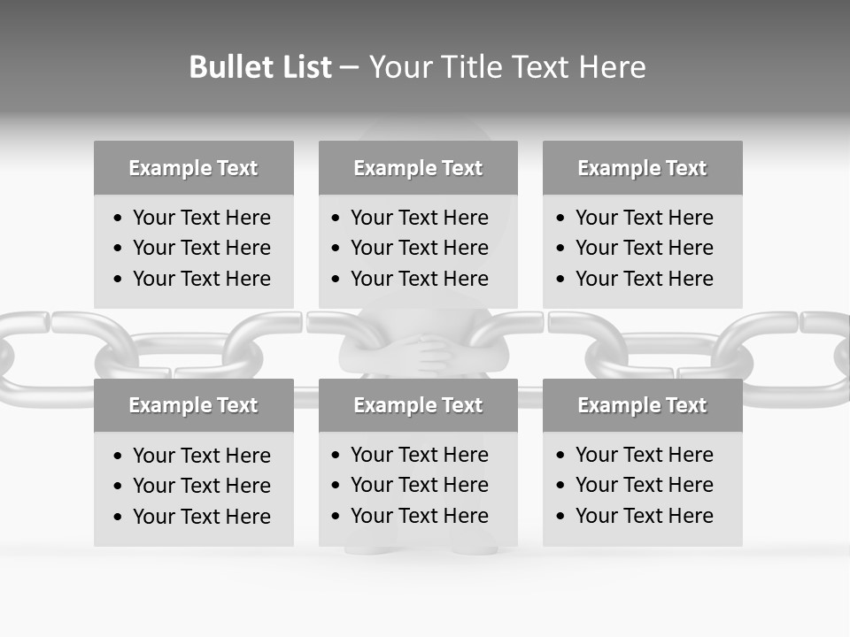 Figure Unite Power PowerPoint Template