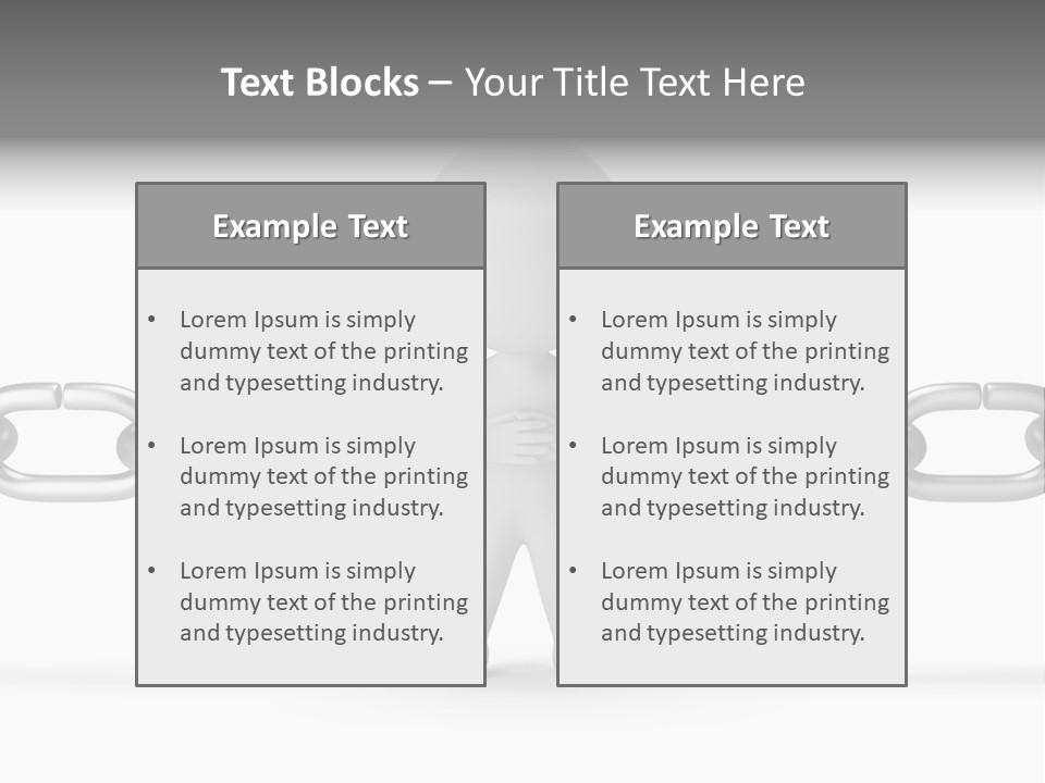 Figure Unite Power PowerPoint Template
