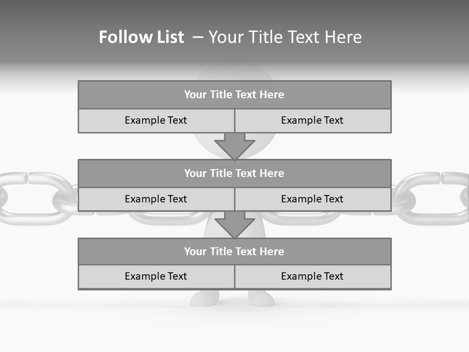 Figure Unite Power PowerPoint Template