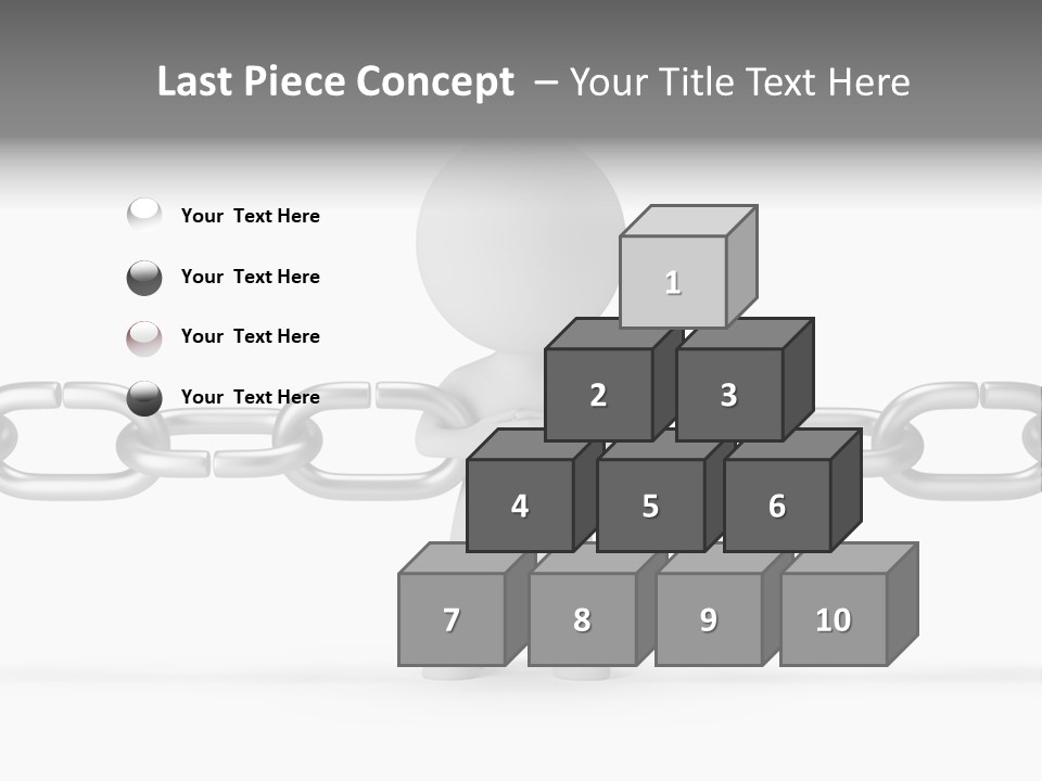 Figure Unite Power PowerPoint Template