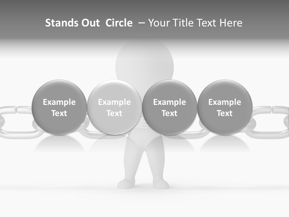 Figure Unite Power PowerPoint Template