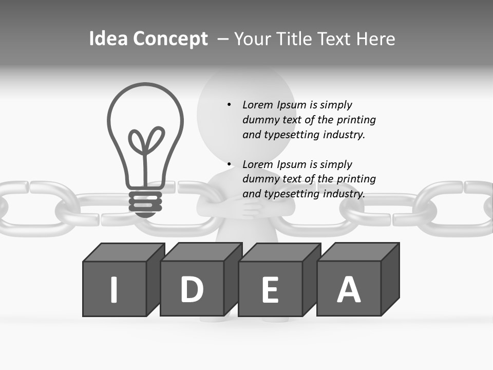 Figure Unite Power PowerPoint Template