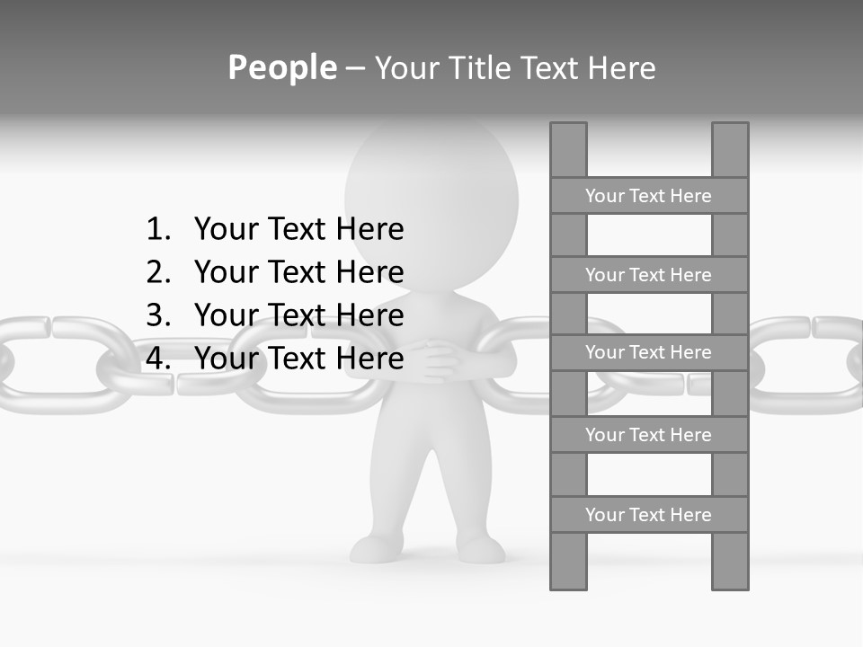 Figure Unite Power PowerPoint Template