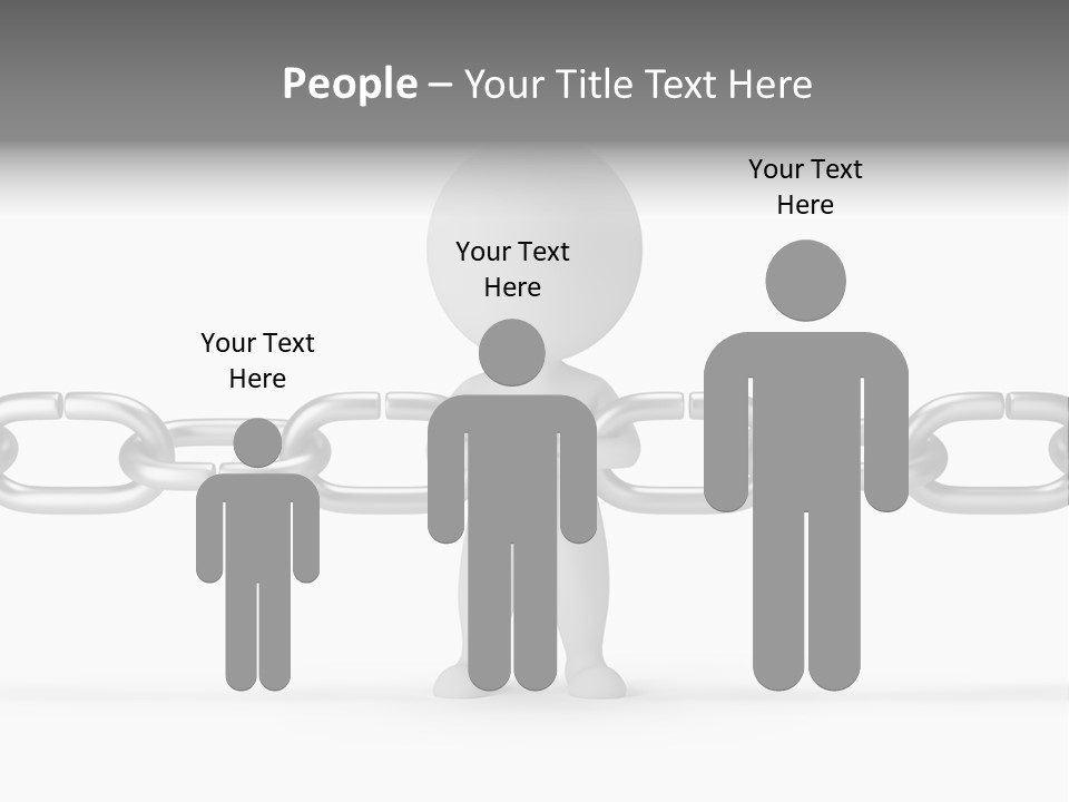 Figure Unite Power PowerPoint Template