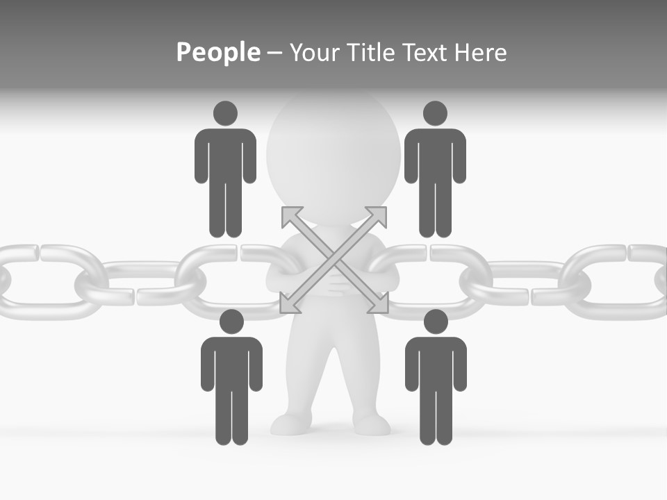 Figure Unite Power PowerPoint Template