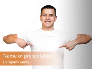 Shirt Teen Lifestyle PowerPoint Template