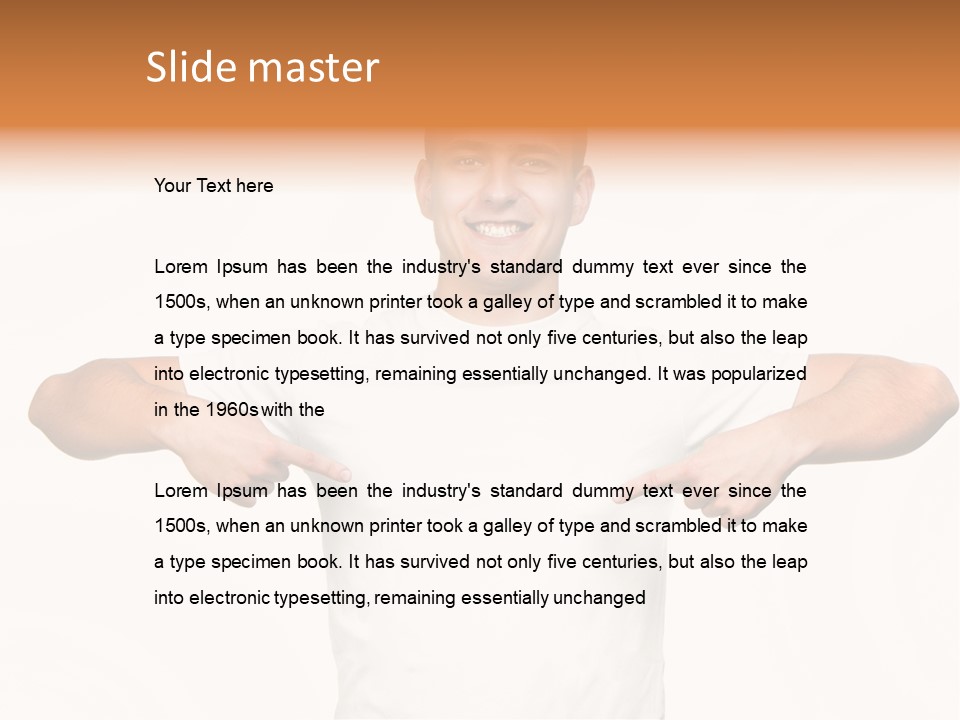 Shirt Teen Lifestyle PowerPoint Template