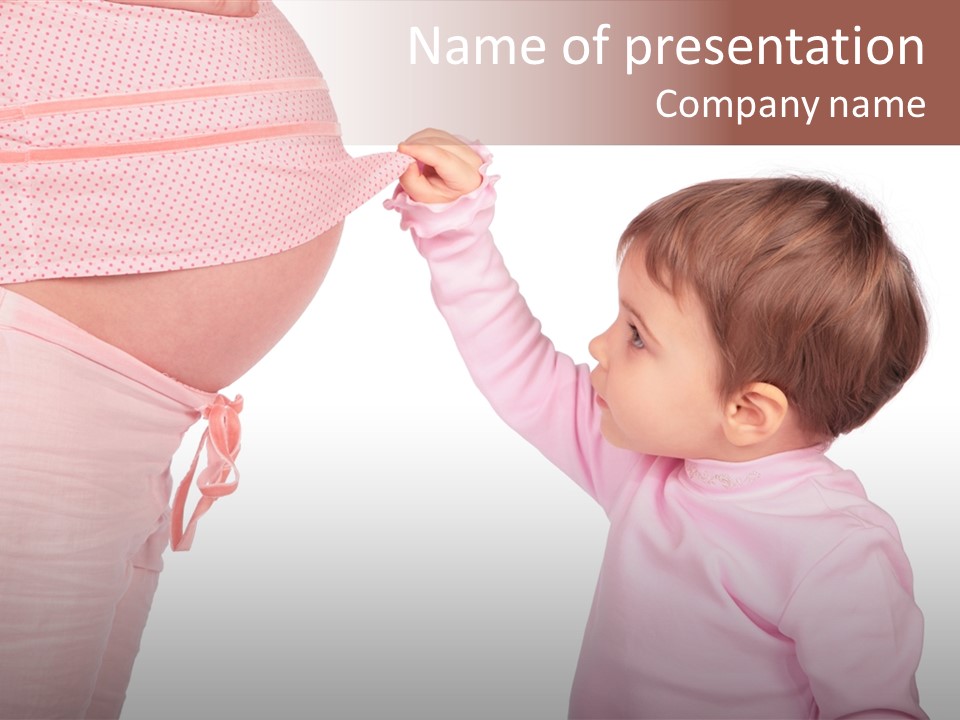 Positive Pregnancy Expecting PowerPoint Template