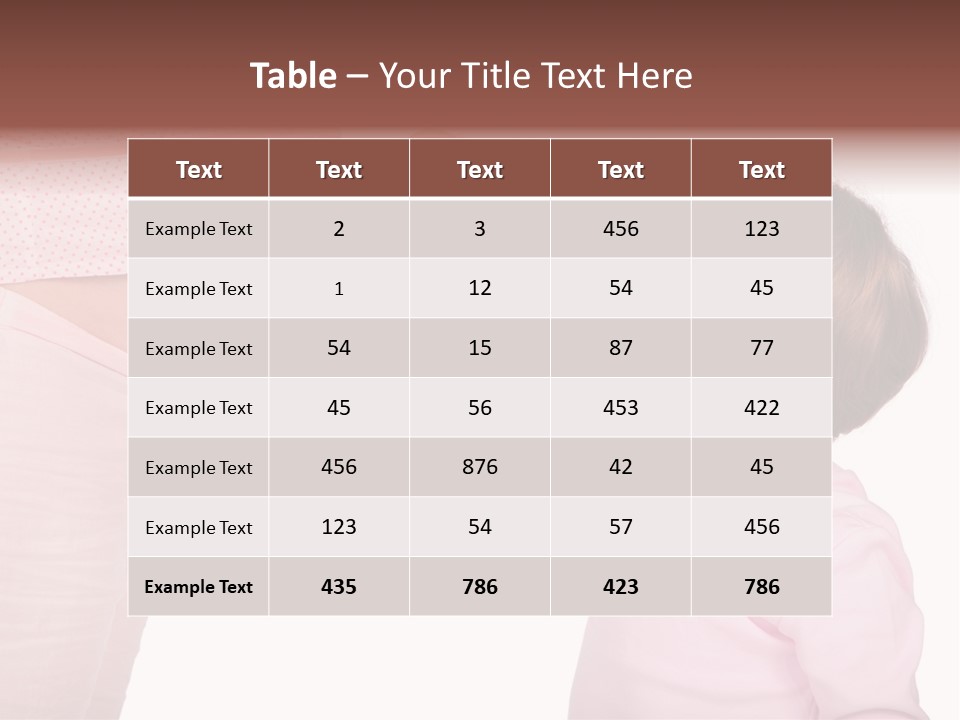 Positive Pregnancy Expecting PowerPoint Template