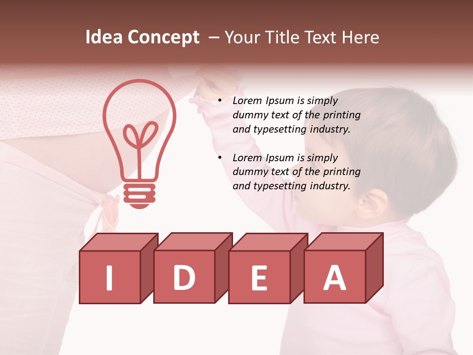 Positive Pregnancy Expecting PowerPoint Template