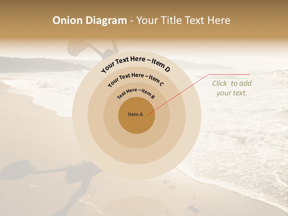 Woman Beautiful Sunlight PowerPoint Template