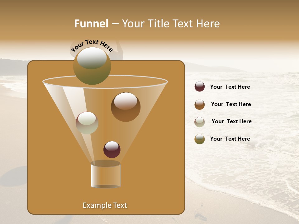 Woman Beautiful Sunlight PowerPoint Template