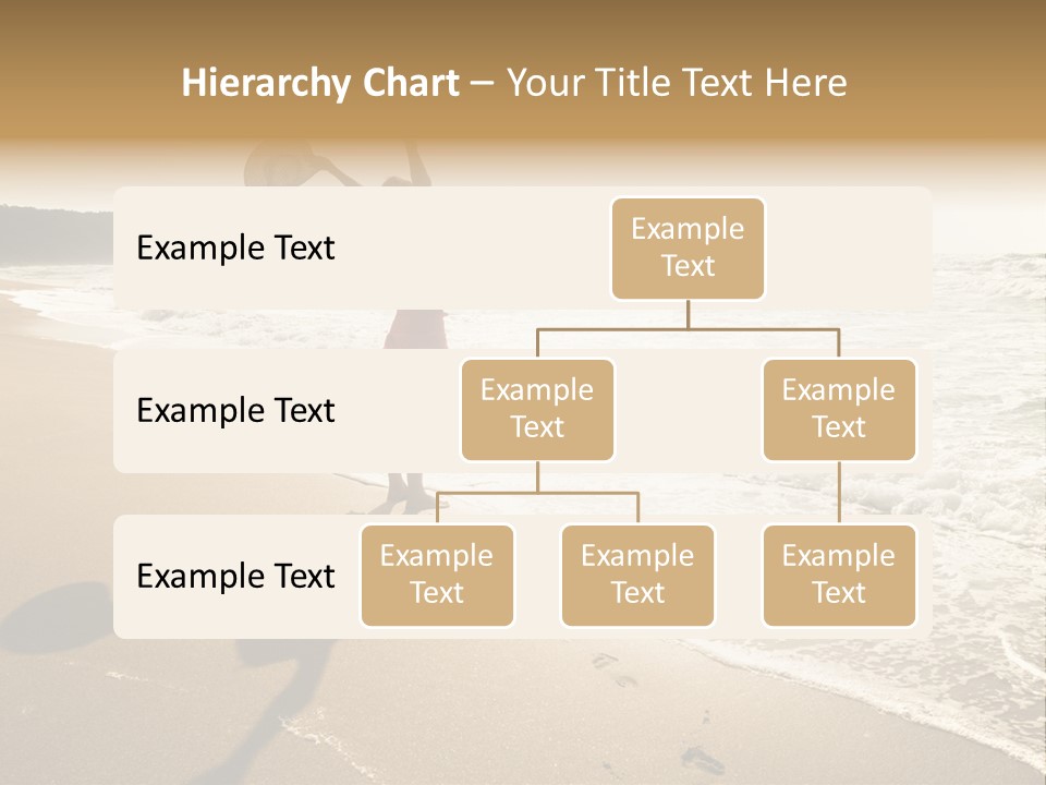 Woman Beautiful Sunlight PowerPoint Template