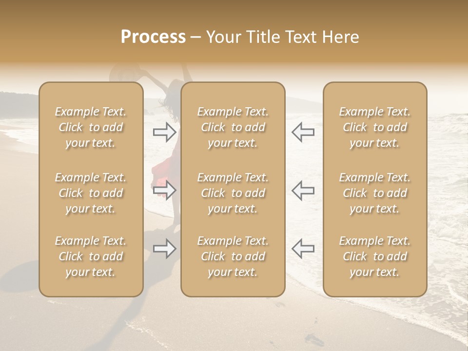 Woman Beautiful Sunlight PowerPoint Template