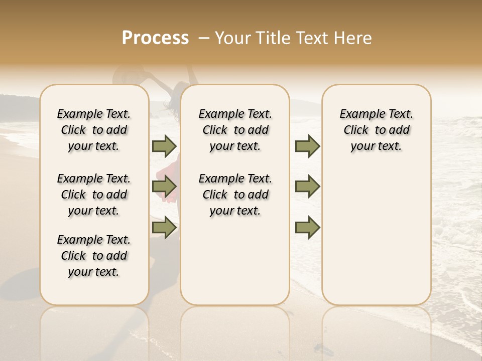 Woman Beautiful Sunlight PowerPoint Template