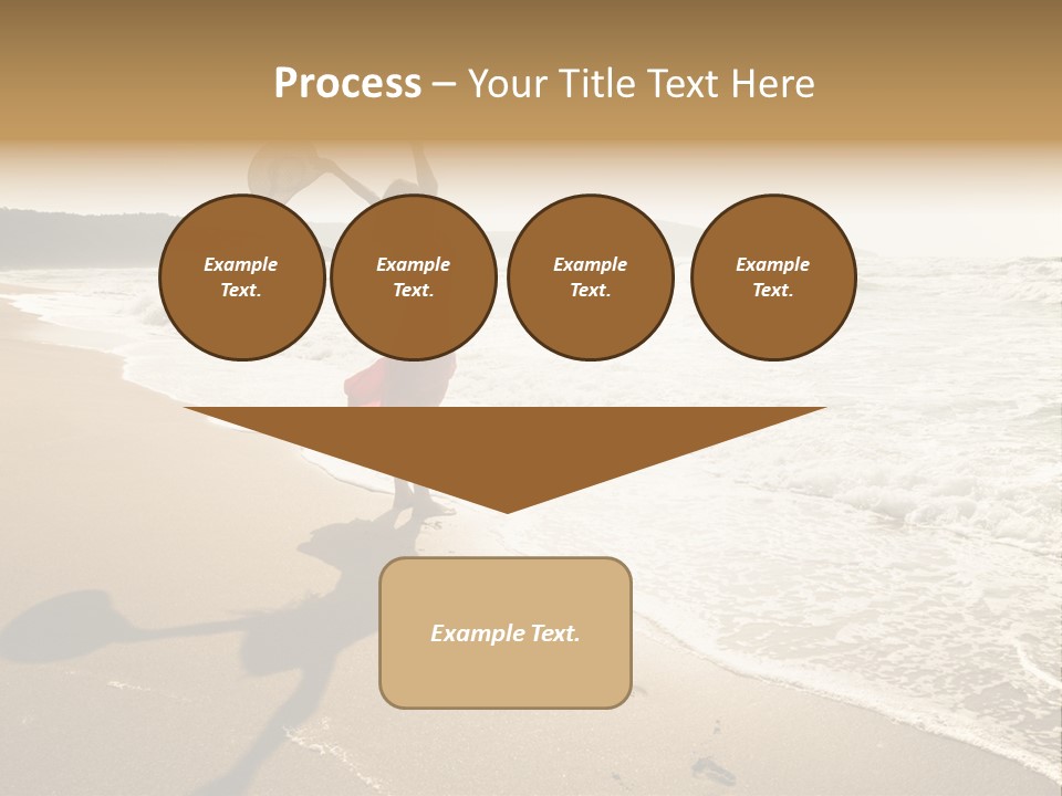 Woman Beautiful Sunlight PowerPoint Template