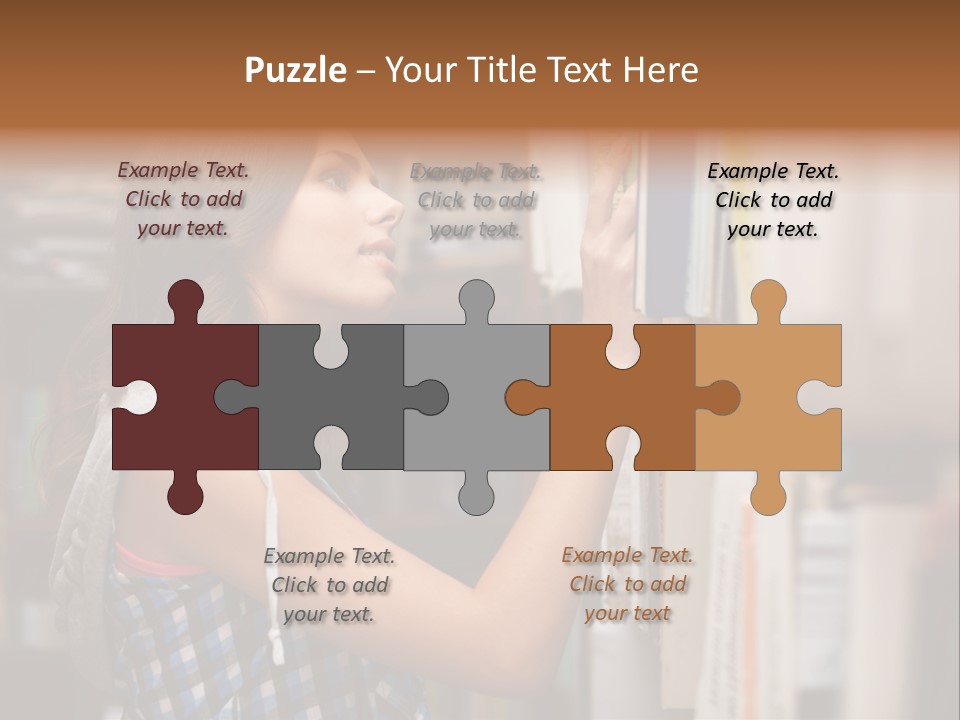 Office One Looking PowerPoint Template