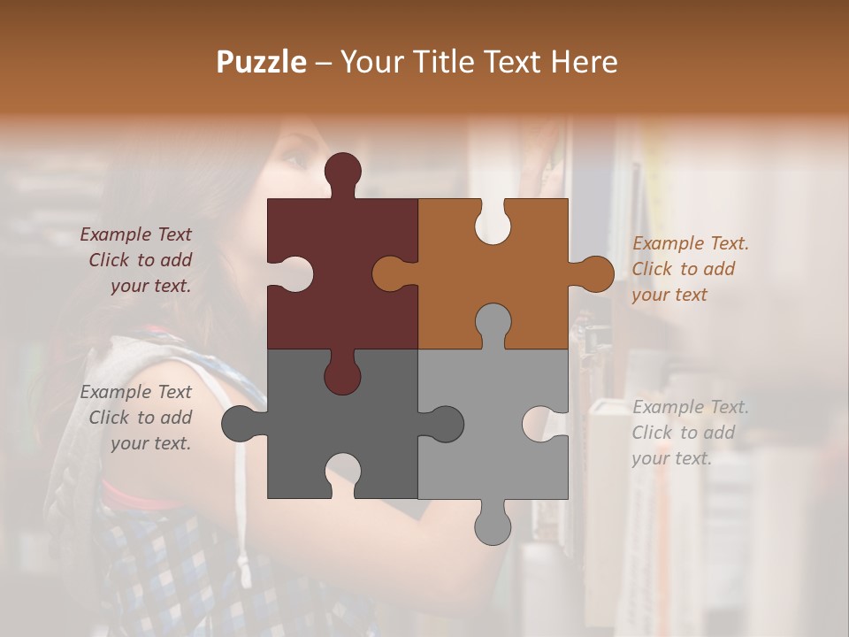 Office One Looking PowerPoint Template