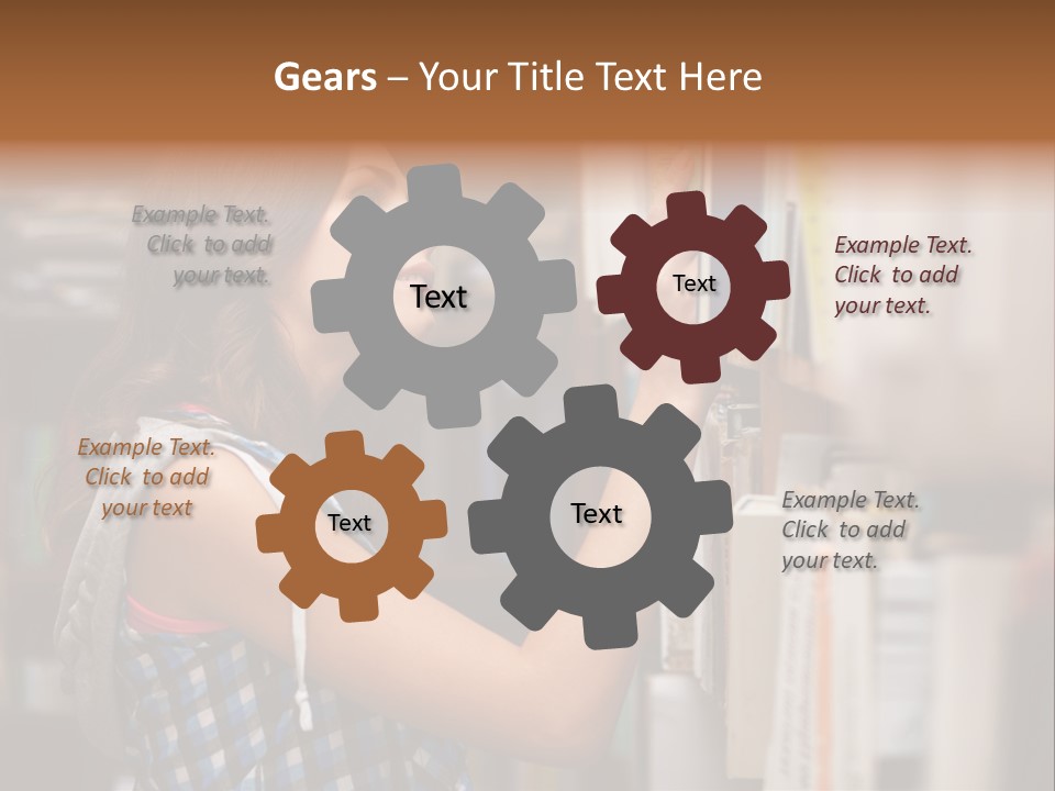 Office One Looking PowerPoint Template