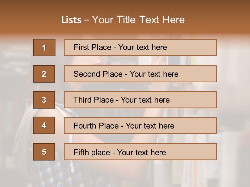 Office One Looking PowerPoint Template