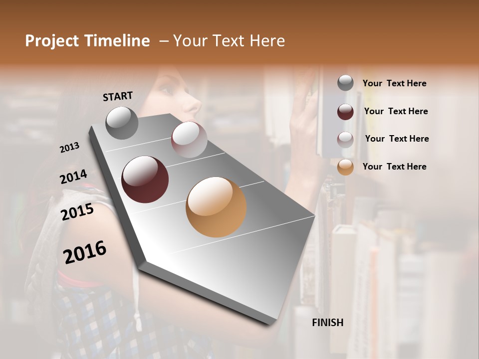 Office One Looking PowerPoint Template