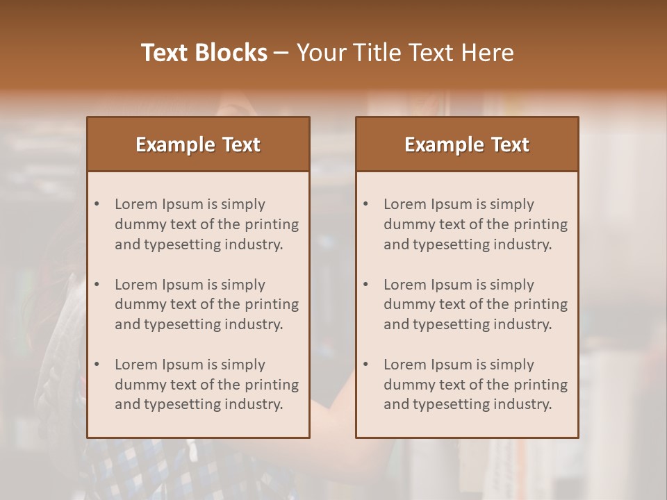 Office One Looking PowerPoint Template