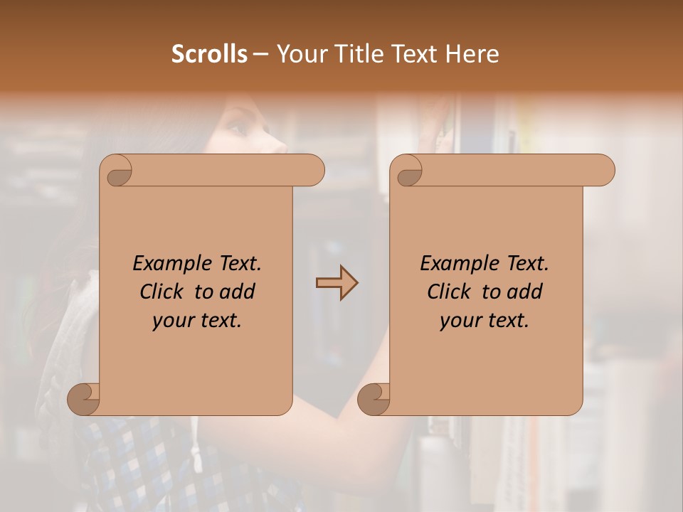 Office One Looking PowerPoint Template