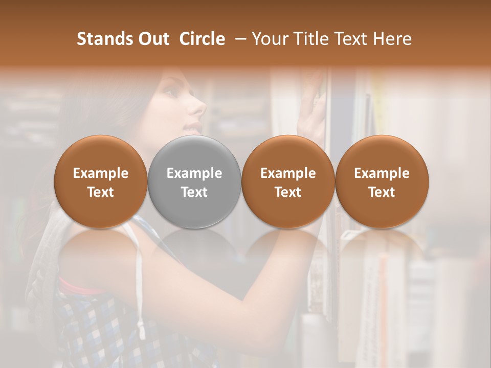 Office One Looking PowerPoint Template