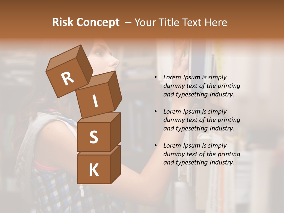 Office One Looking PowerPoint Template