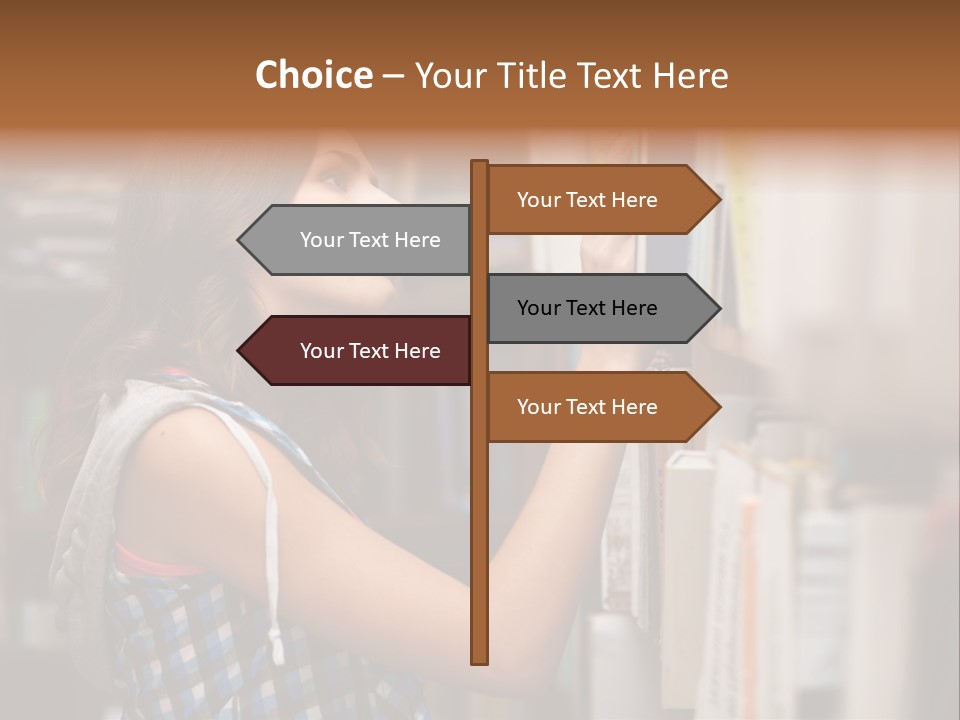 Office One Looking PowerPoint Template
