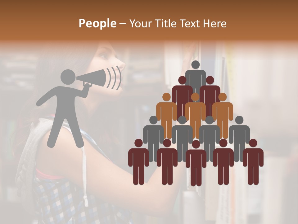 Office One Looking PowerPoint Template