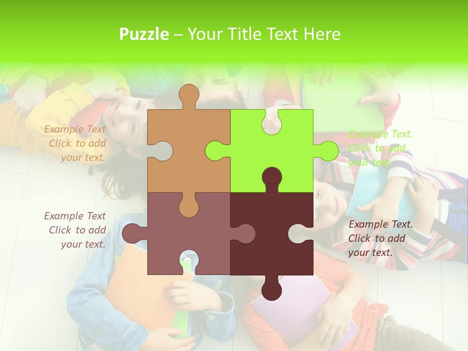 Person Preschool Reading PowerPoint Template