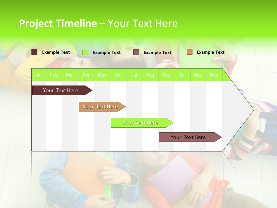 Person Preschool Reading PowerPoint Template