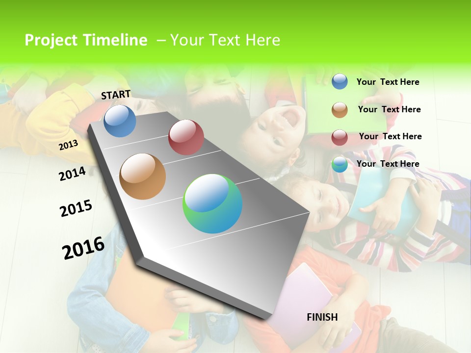 Person Preschool Reading PowerPoint Template