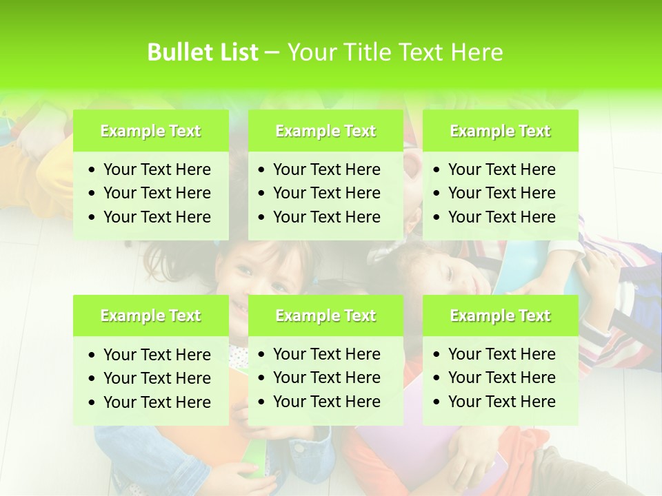 Person Preschool Reading PowerPoint Template