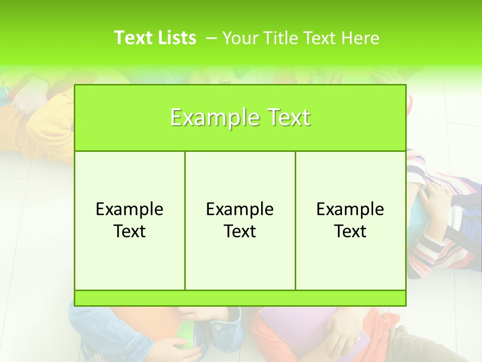 Person Preschool Reading PowerPoint Template
