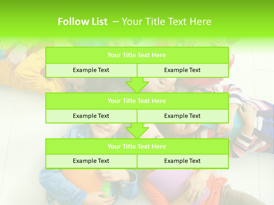 Person Preschool Reading PowerPoint Template