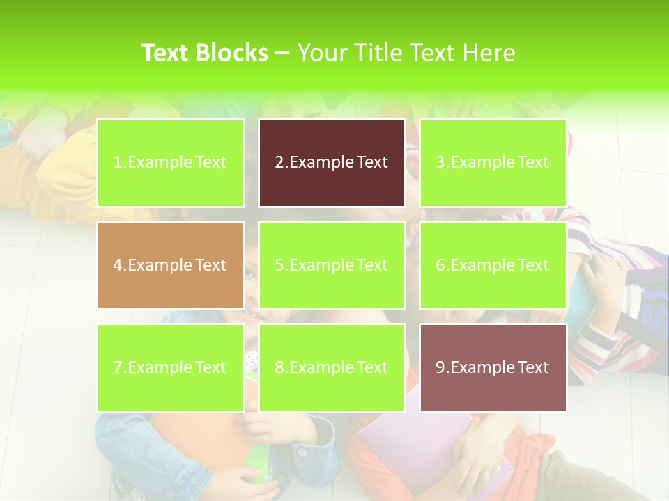 Person Preschool Reading PowerPoint Template