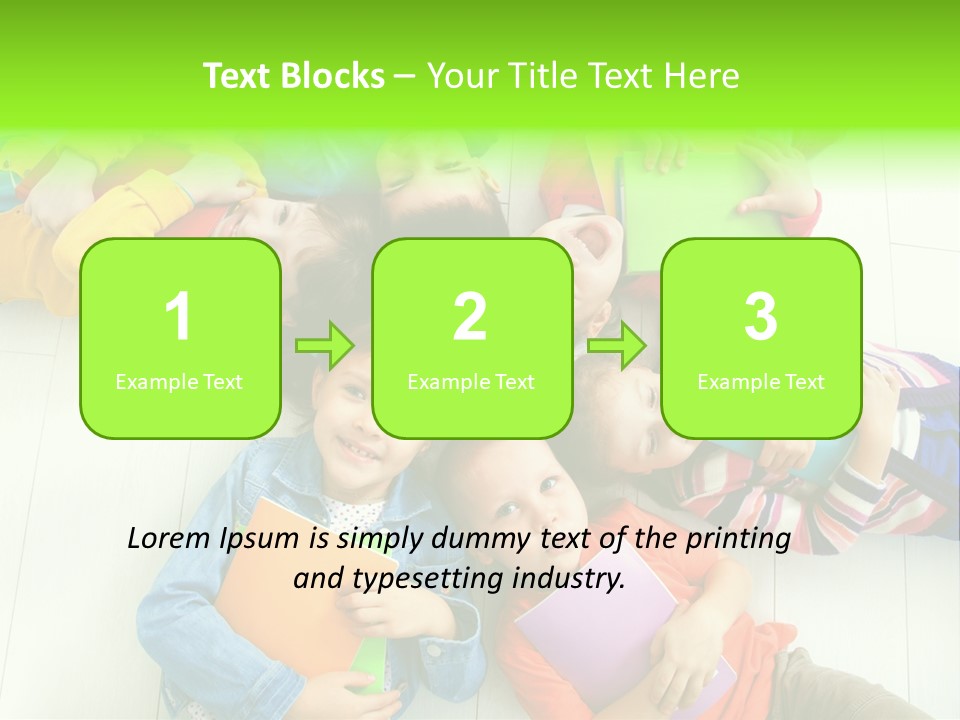 Person Preschool Reading PowerPoint Template