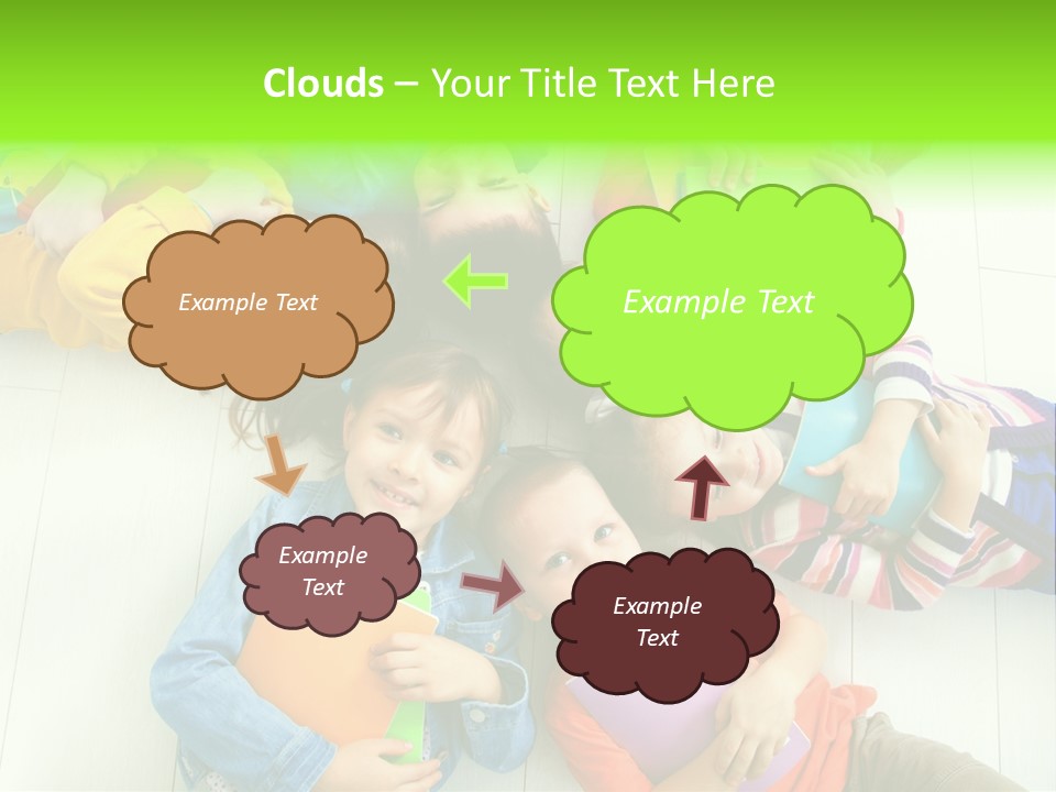 Person Preschool Reading PowerPoint Template