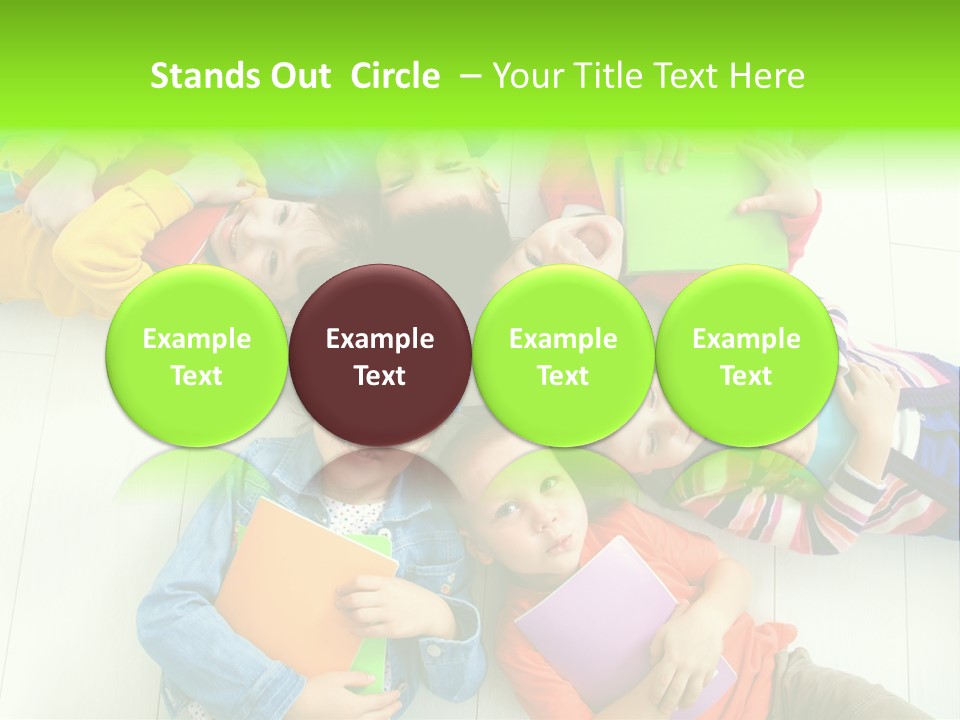 Person Preschool Reading PowerPoint Template