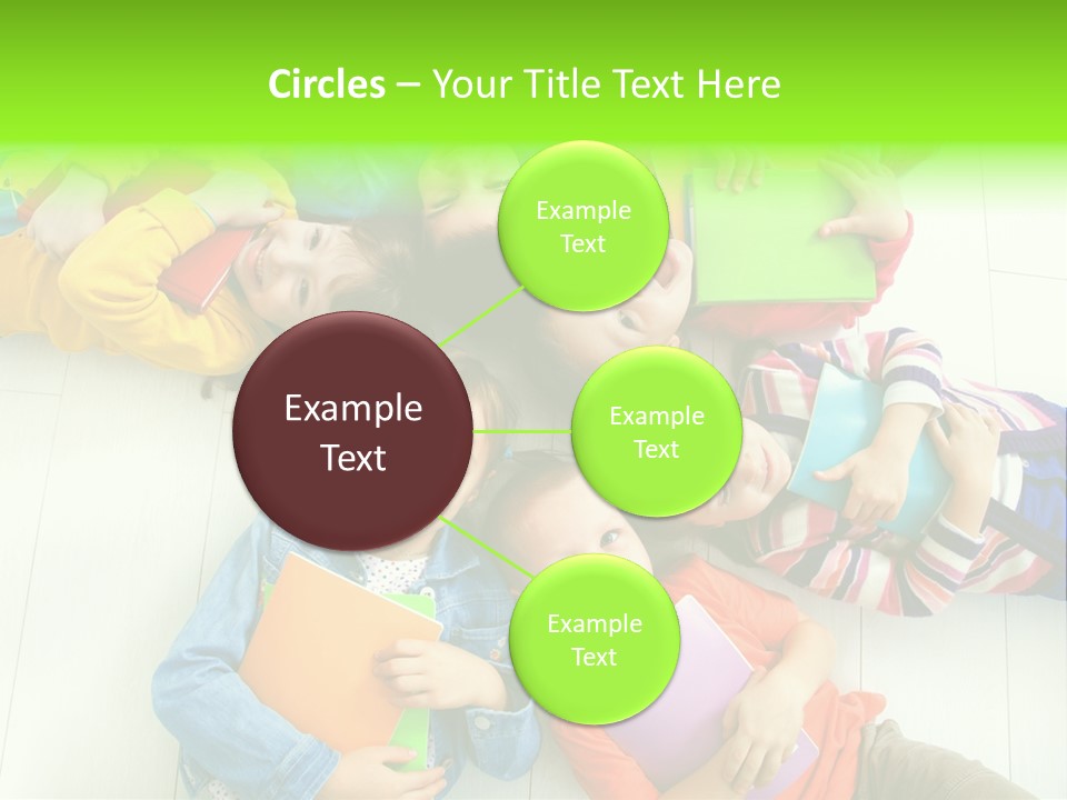 Person Preschool Reading PowerPoint Template