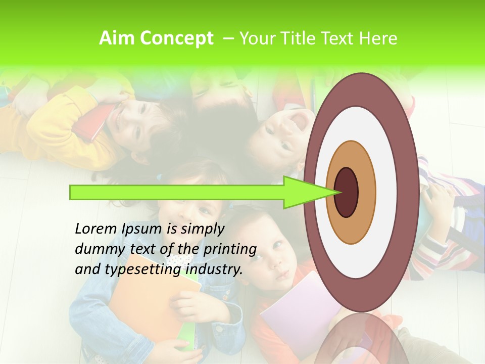 Person Preschool Reading PowerPoint Template